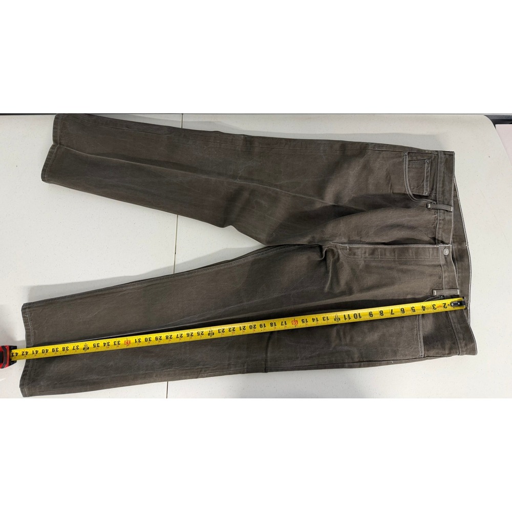 Levi's 501 Original Fit Jeans - Brown Denim - Size 42x32 - Picture 10 of 16